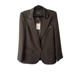 GENERATION LOVE Revolve Cori Tuxedo Blazer Women's Black Size L NWT